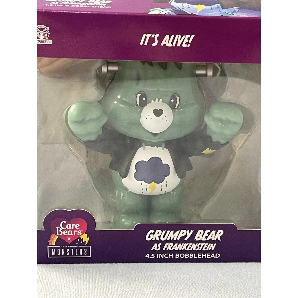 NEW Set of Care‎ Bears X Universal Monsters - Good Luck, Cheer, & Grumpy Bear